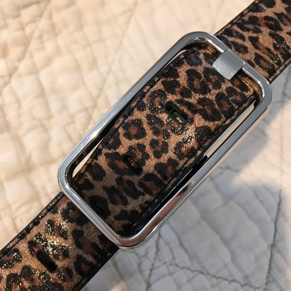 🐆J Crew Leopard Belt - Picture 1 of 8